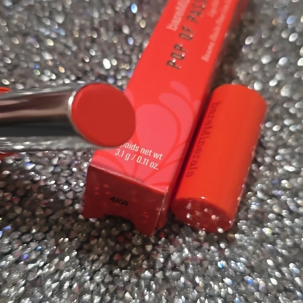 ❇️🧚‍♀TANGERINE POP BareMinerals RARE Pop of Passion Lip Balm NWT
